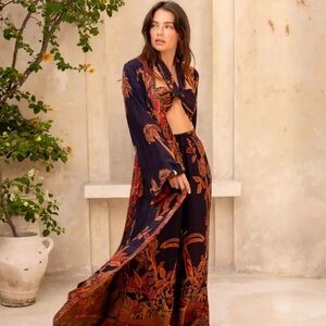 Brahmaki- Bohemian Maxi Kaftan Dress